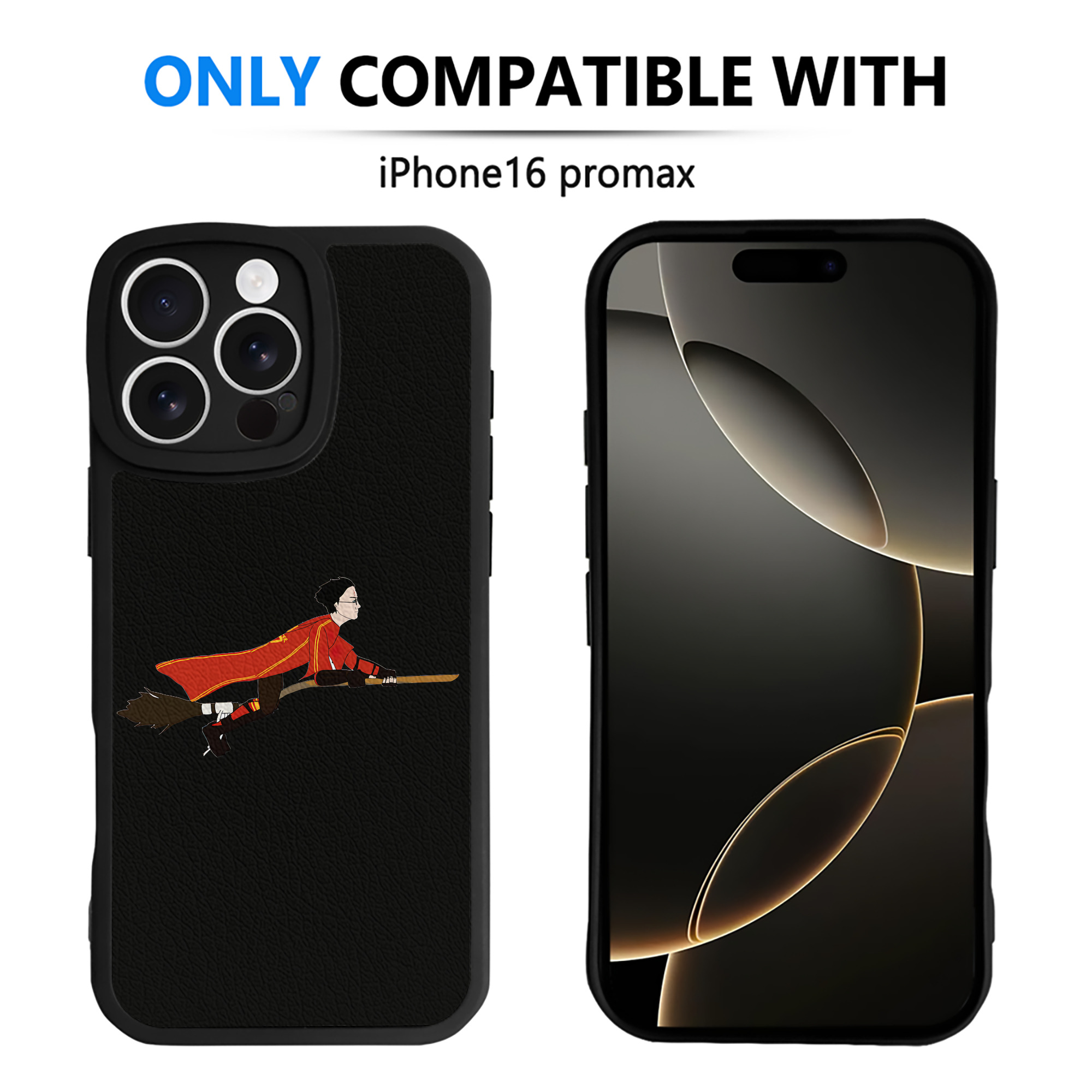 （画像用） Harry Potter ハリー・ポッターシリーズ 【iPhone 16シリーズ対応】シリコンスマホケース（レザー調） 材質：シリコン